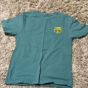 Vans Blue Short Sleeve Tee Casual Cotton